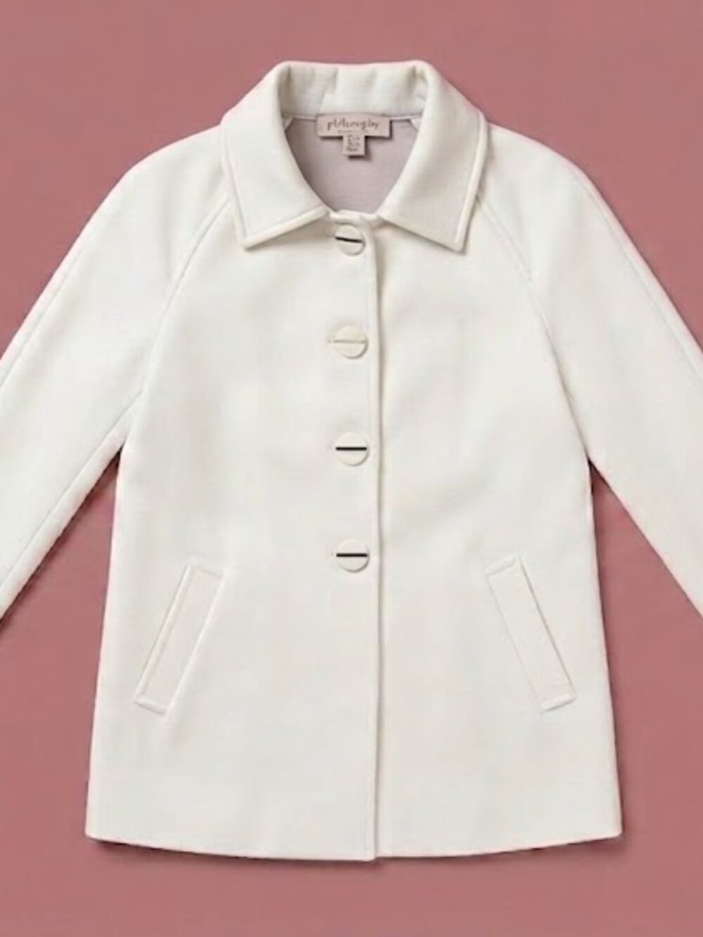 Philosophy Republic Clothing Cream Knit Button Front Jacket XS NEW